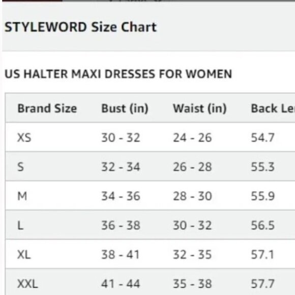 STYLEWORD HALTER MAXI DRESS PARTY WEDDING COCKTAIL - Picture 16 of 16